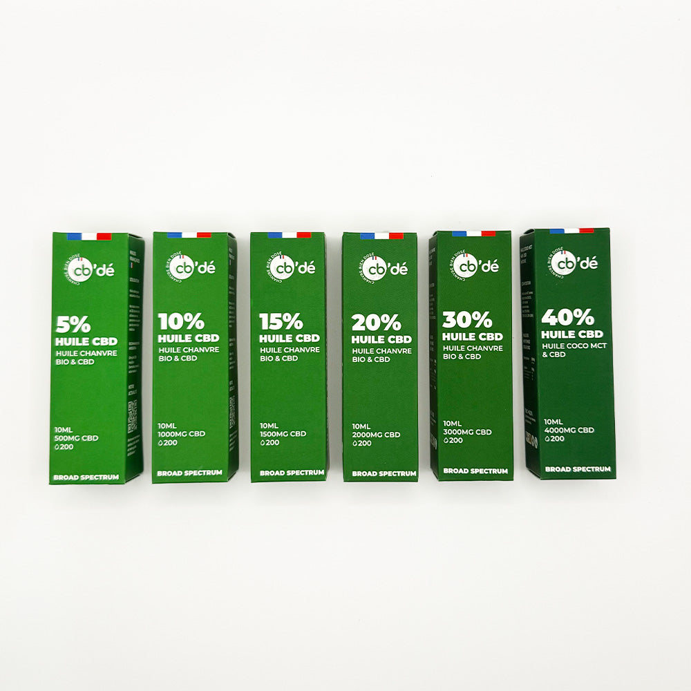 Huile de CBD - cb'dé