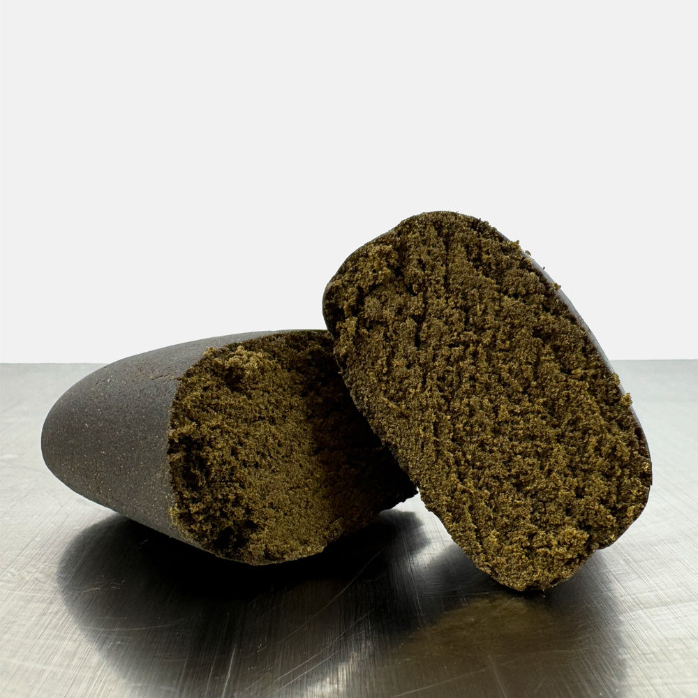 Deux tranches de CBD Olive qui se chevauchent